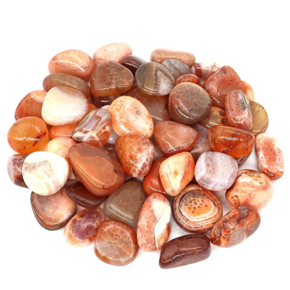 Fire Agate Polished Tumblestone