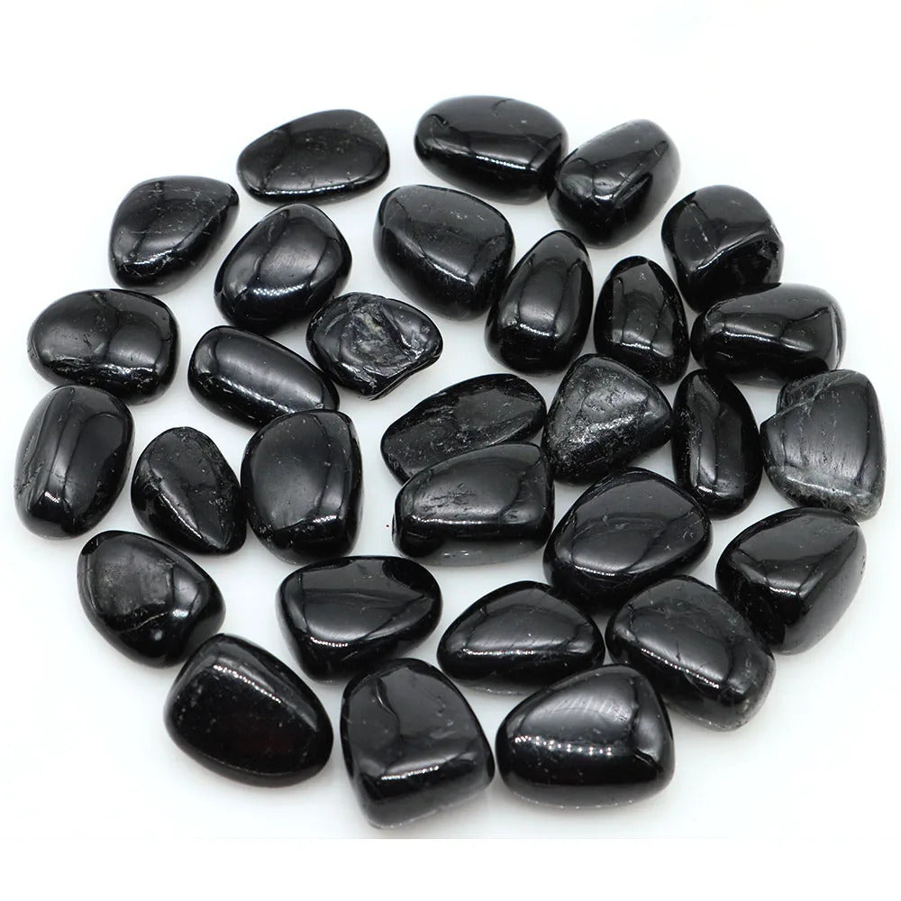 Black Tourmaline Polished Tumblestone