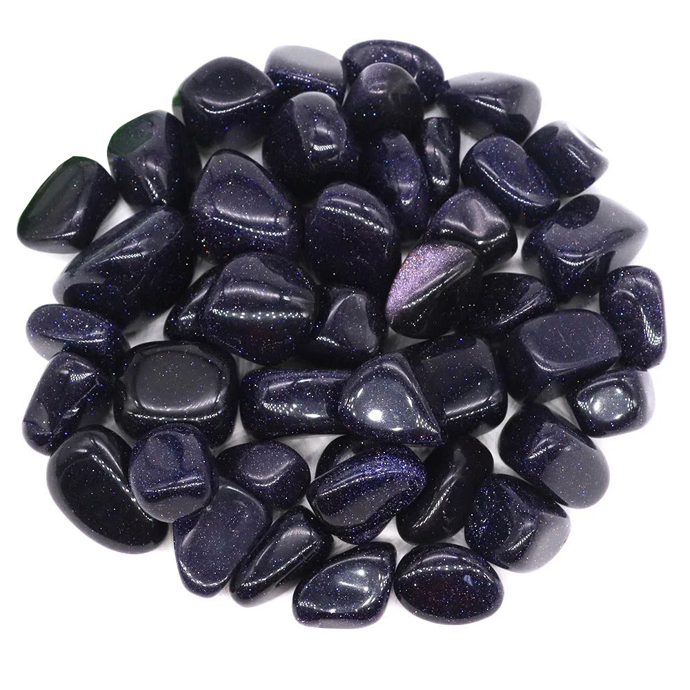 Blue Goldstone Polished Tumblestone