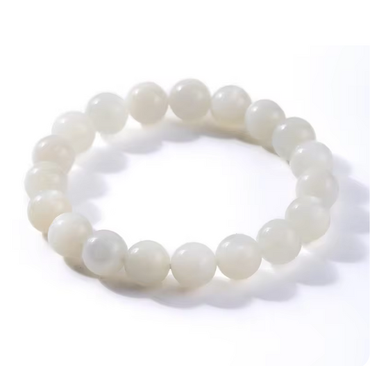 Moonstone Beaded Bracelet