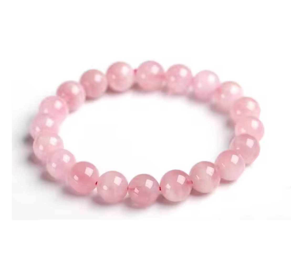 Madagascar Rose Quartz Beaded Bracelet