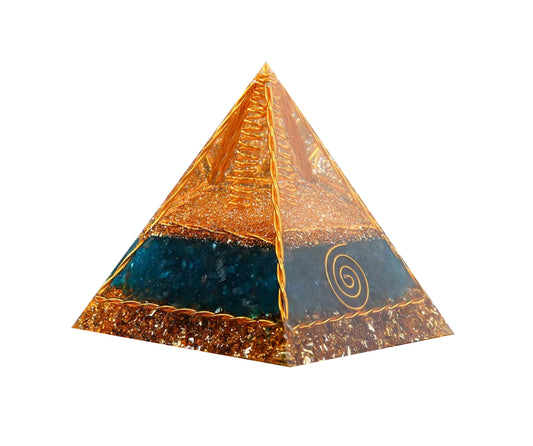 Tigers Eye Copper Orgone Pyramid